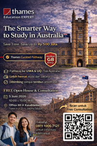 UWA UQ Open House Jakarta free consultation event Thames Education Expert