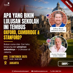 UK boarding school seminar with D’Overbroecks and The Village School in Jakarta